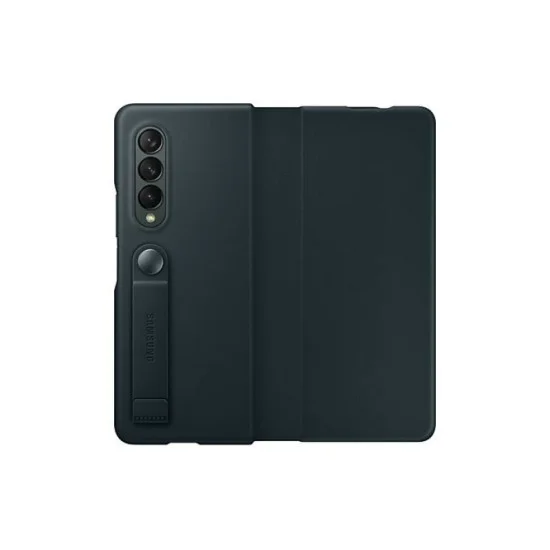 Cover Samsung Z Fold 3 Leather Flip Cover - Green